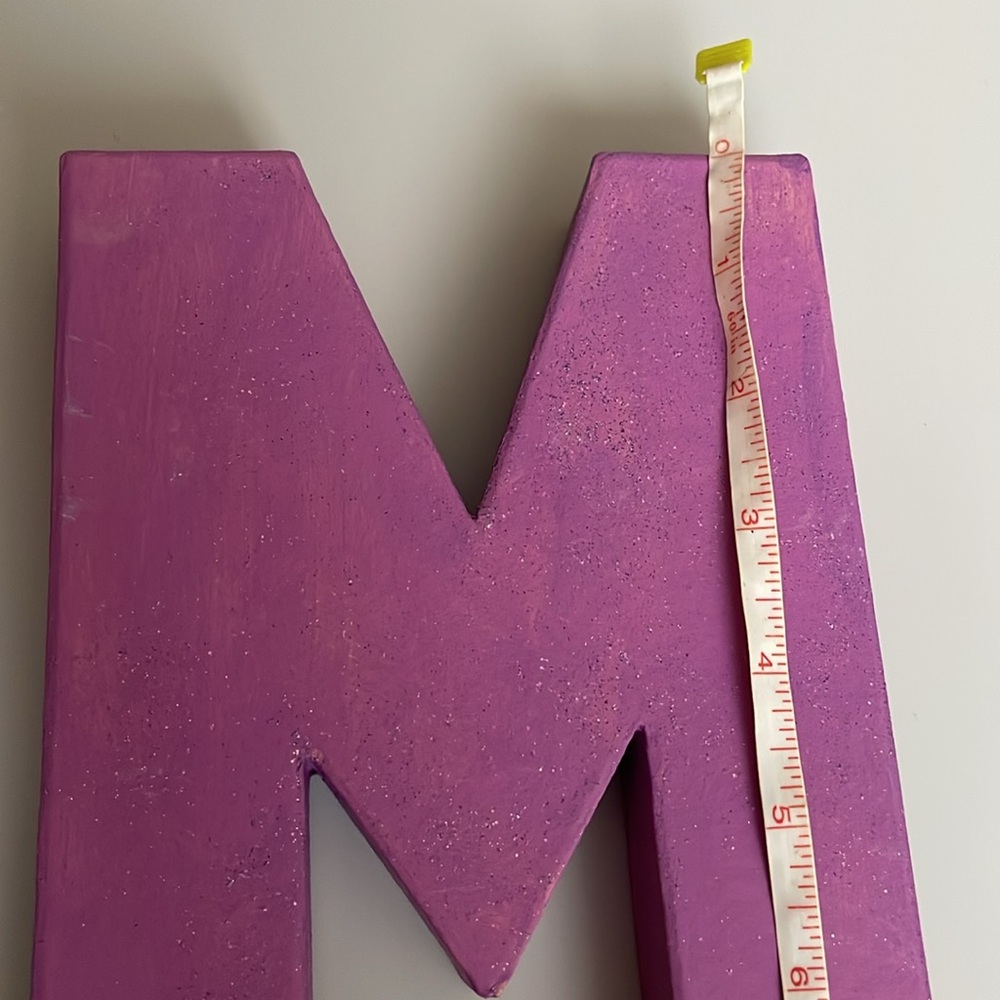 M block letter - Picture 6 of 7
